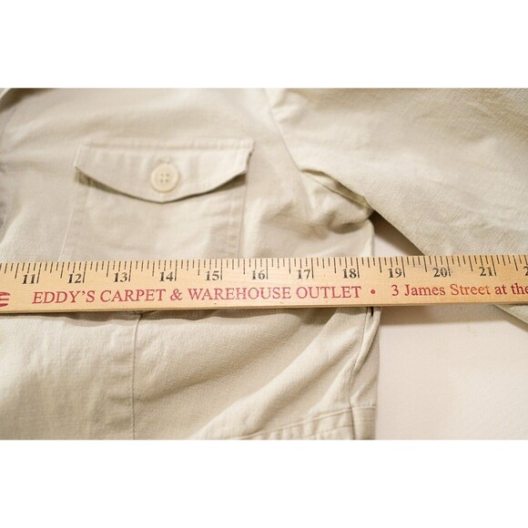 Carole Little womens linen blend jacket coat blazer 12 - Picture 5 of 6
